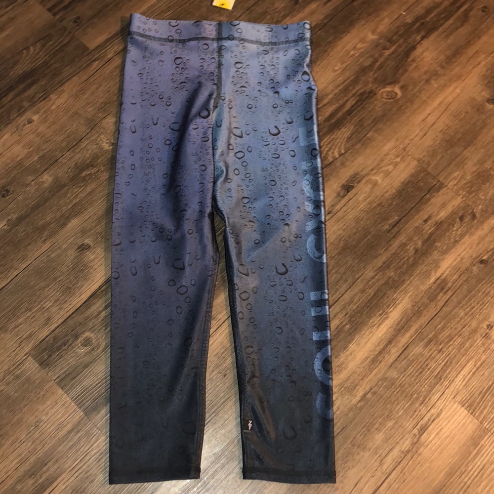 Soul cycle water drop capri leggings xs